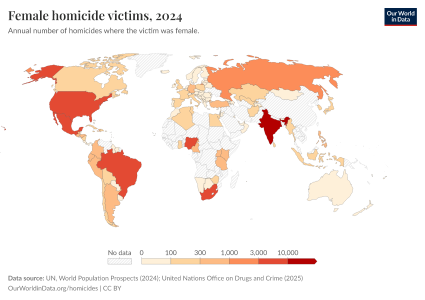 A thumbnail of the "Female homicide victims" chart