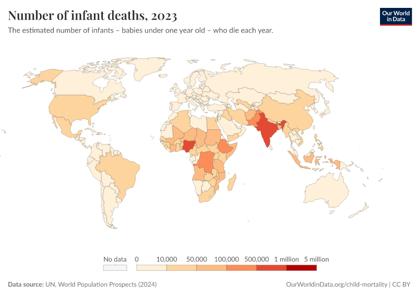 A thumbnail of the "Number of infant deaths" chart